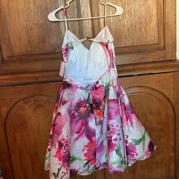 NWT Open Back Dress w Petticoat - Picture 2 of 2